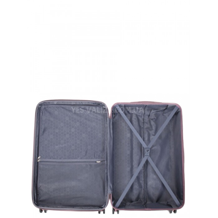 Чемодан Франция гигант XL розовый86х55х32+5см/150л/5.4кг/Worldline 628, фото 10