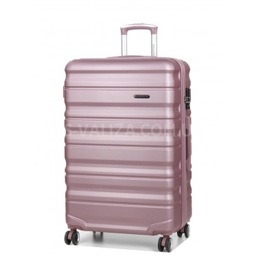 Чемодан Франция гигант XL розовый86х55х32+5см/150л/5.4кг/Worldline 628