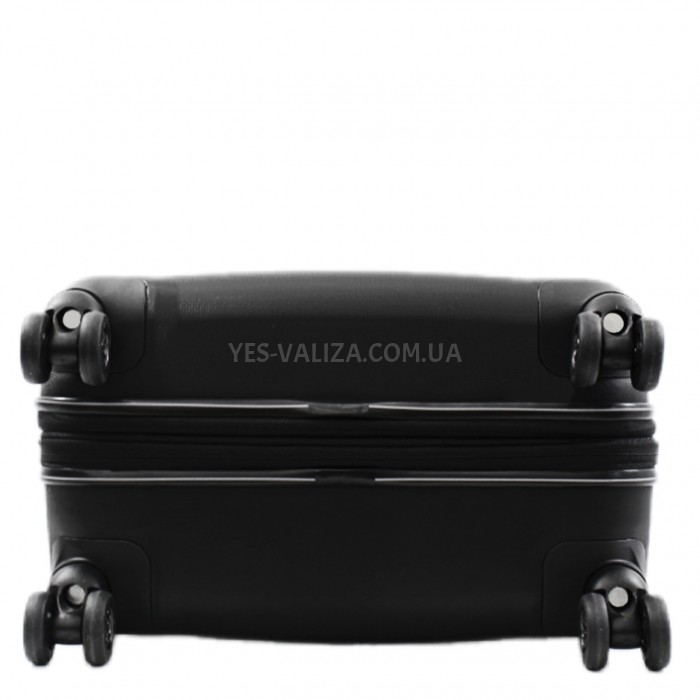 Валіза середня M поліпропілен чорна 67х45х26+5см/83л/4кг/Snowball 61303, фото 7