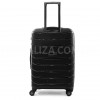 Чемодан средний M полипропилен чёрный 67х45х26+5/83л/4кг/Snowball 61303, фото 13