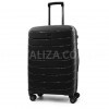 Валіза середня M поліпропілен чорна 67х45х26+5см/83л/4кг/Snowball 61303, фото 12