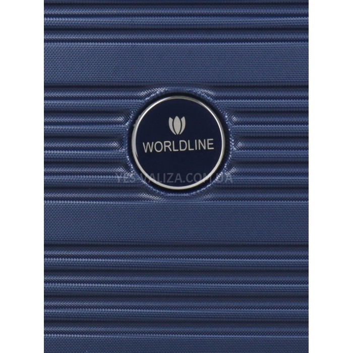 Чемодан Франция средний M синий 65х46х28(+5)см/78л/3.6кг/Worldline 805, фото 9