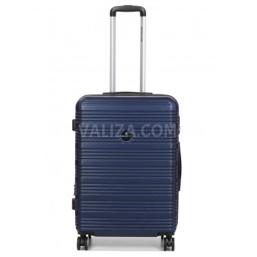 Валіза Франція середня M синя 65х46х28(+5)см/78л/3.6кг/Worldline 805