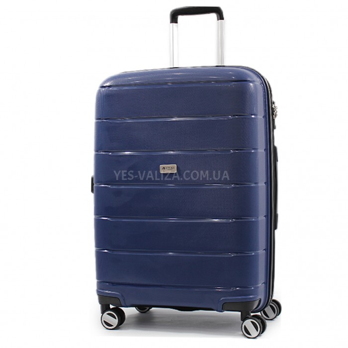 Чемодан средний M полипропилен синий 67х46х26см/70л/3.5кг/Airtex 232, фото 1