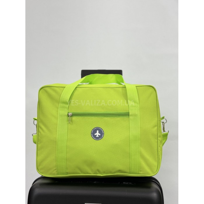Сумка(ручна поклажа) Польща салатова 40х30х20см/24л/0.5кг/Fly 0234, фото 5
