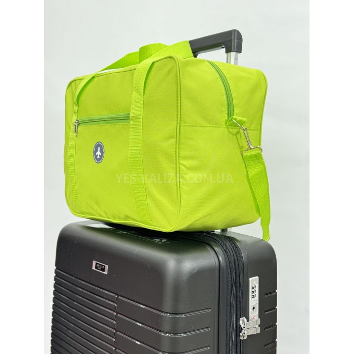 Сумка(ручна поклажа) Польща салатова 40х30х20см/24л/0.5кг/Fly 0234, фото 7