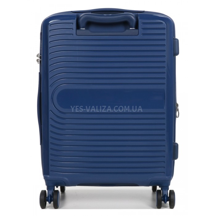 Чемодан ручная кладь S полипропилен синий 55х37х22/38л/2.6кг/Airtex280, фото 4