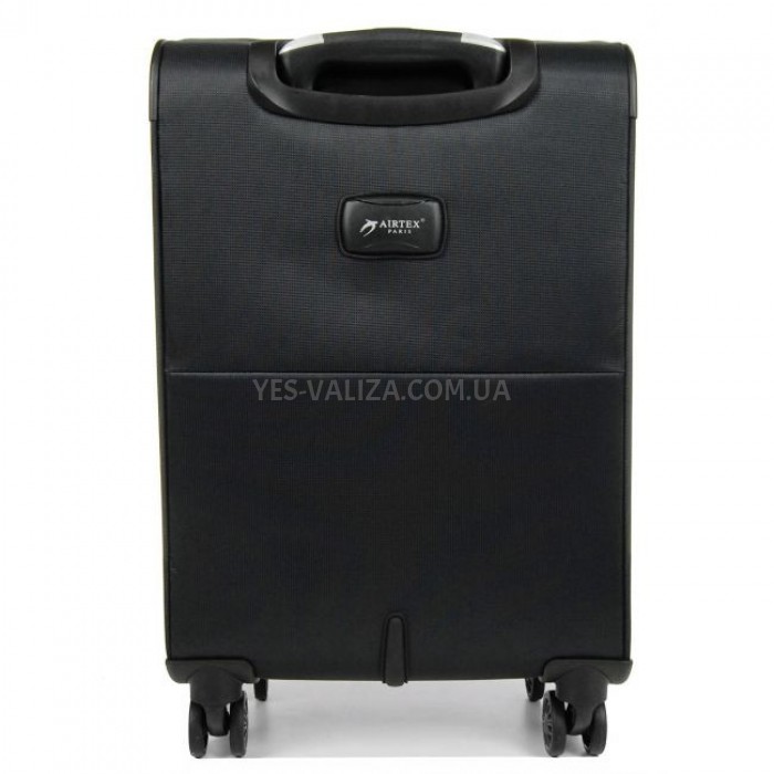 Чемодан ручная кладь S ткань чёрный 55х36х20+5см/33л/2.5кг/Airtex 825, фото 3