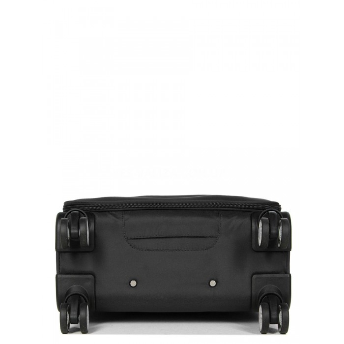 Валіза ручна поклажа S тканина чорна 55х36х20/35л/2.5кг/Snowball 87303, фото 8