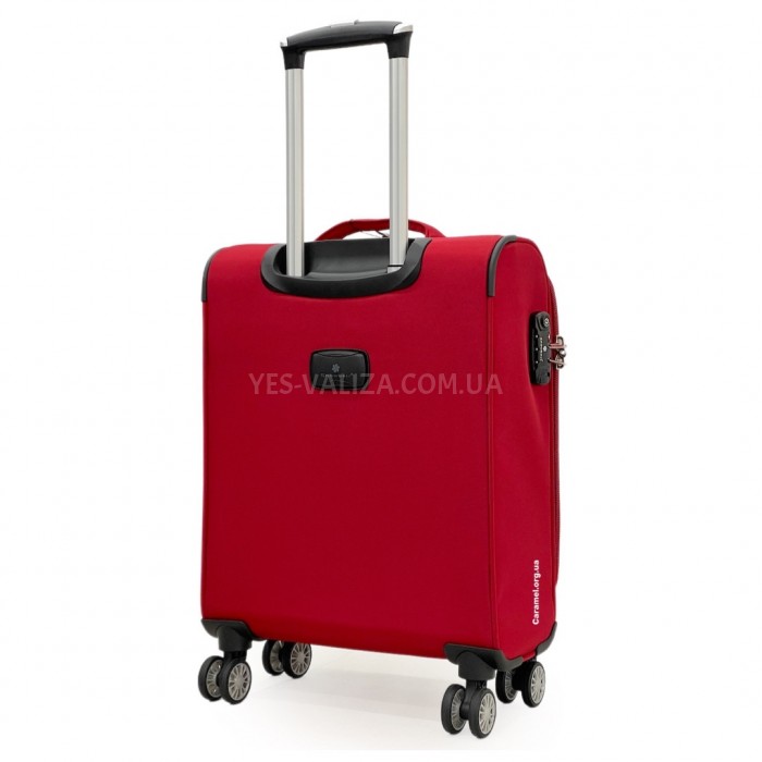 Чемодан ручная кладь S ткань красный 55х36х20/35л/2.5кг/Snowball 87303, фото 4