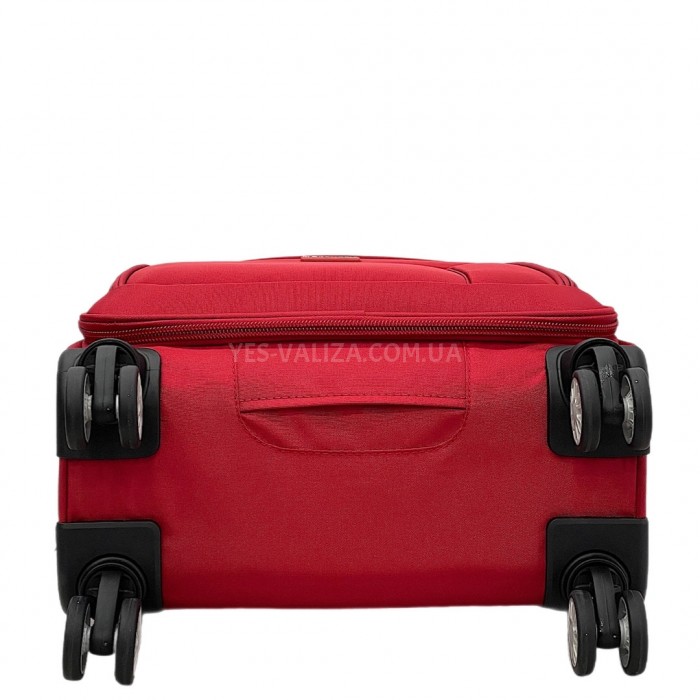 Чемодан ручная кладь S ткань красный 55х36х20/35л/2.5кг/Snowball 87303, фото 5