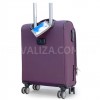 Чемодан Snowball ручная кладь S ткань фиолет 55х36х20см/35л/2.5кг, фото 14