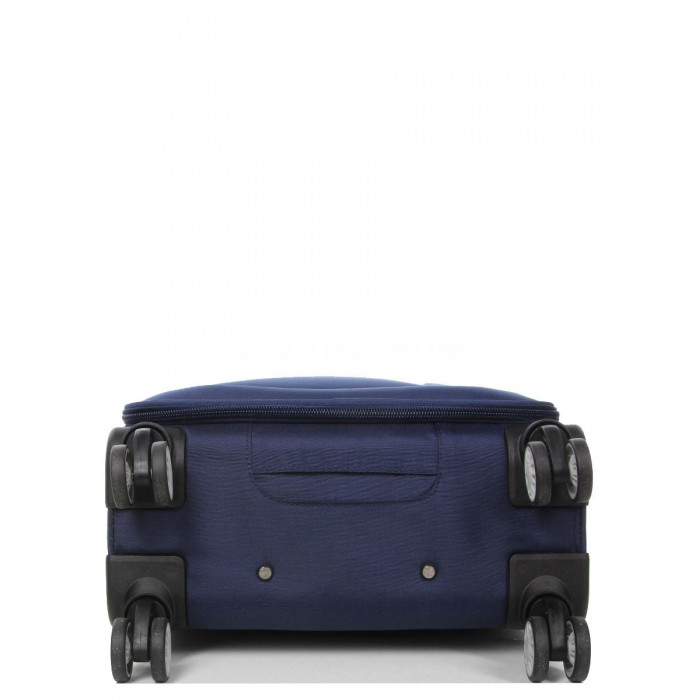 Чемодан ручная кладь S ткань синий 55х36х20см/35л/2.5кг/Snowball 87303, фото 7
