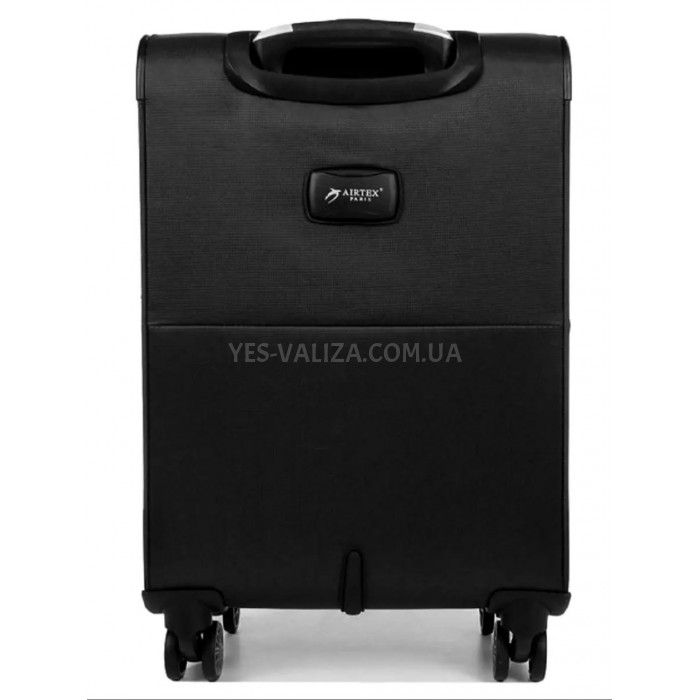 Чемодан большой L ткань чёрный 79х47х30(+5)см/99л/3.5кг/Airtex 825, фото 2