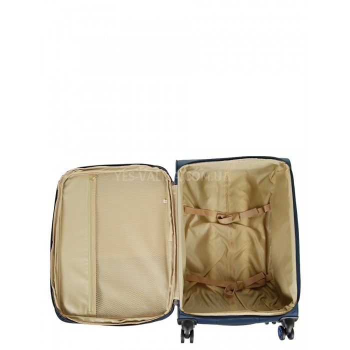 Чемодан средний M ткань синий 67х42х28(+5)см/67л/3.1кг/Airtex 825, фото 10