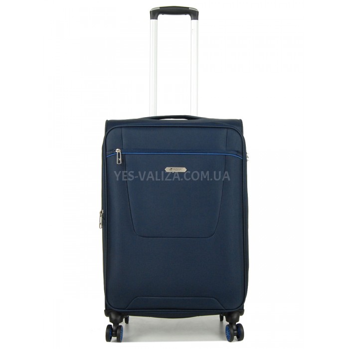 Чемодан средний M ткань синий 67х42х28(+5)см/67л/3.1кг/Airtex 825, фото 2