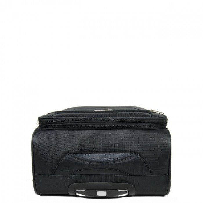 Чемодан средний M ткань чёрный 67х42х28(+5)см/67л/3.1кг/Airtex 825, фото 5