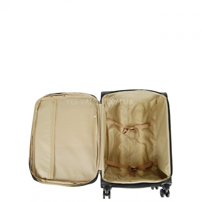 Чемодан средний M ткань чёрный 67х42х28(+5)см/67л/3.1кг/Airtex 825, фото 8