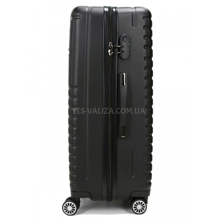 Чемодан Франция большой L чёрный 76x52x29см/95л/4.2кг/Madisson 93303, фото 4