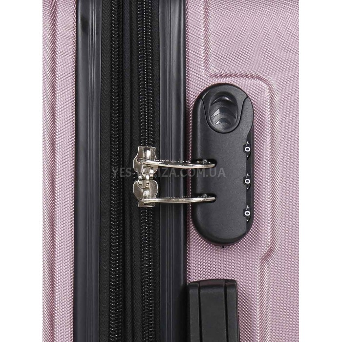 Чемодан Франция средний M розовый 66х42х26+5см/74л/3.5кг/Worldline 623, фото 8