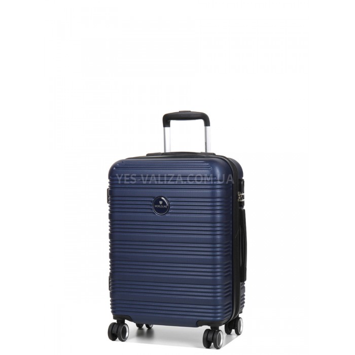 Валіза Франція мала S синя 55х40х25(+5)см/50л/2.9кг/Worldline 805, фото 2