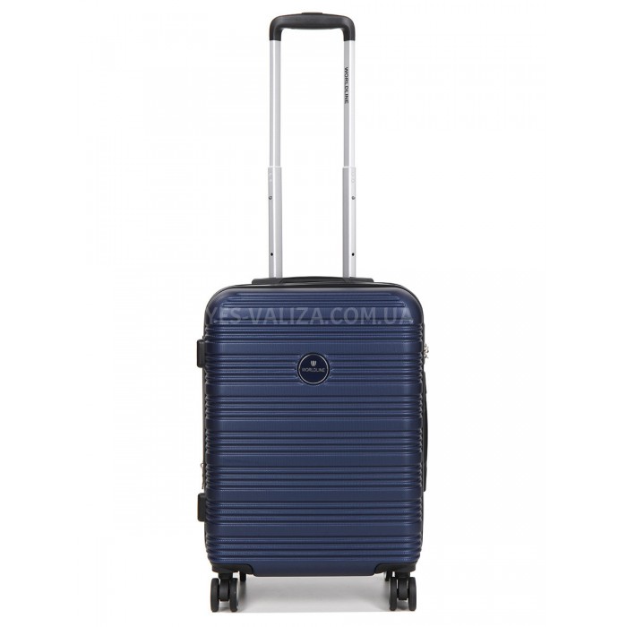 Чемодан Франция малый S синий 55х40х25(+5)см/50л/2.9кг/Worldline 805, фото 1
