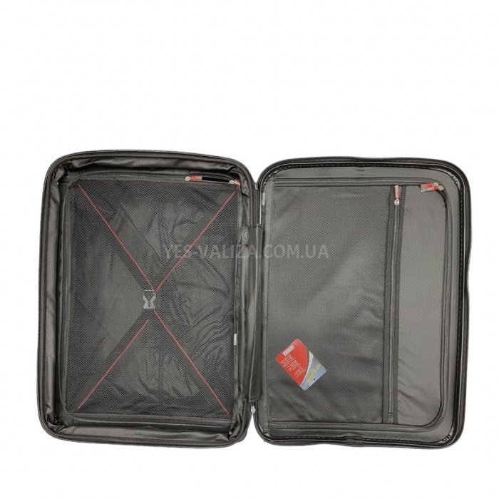 Валіза Airtex ручна поклажа S поліпропілен чорна 55х40х20см/38л/2.4кг, фото 7