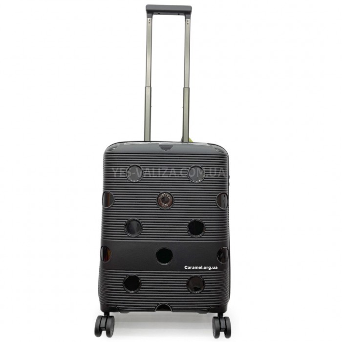 Чемодан Airtex ручная кладь S полипропилен чёрный 55х40х20см/38л/2.4кг, фото 3