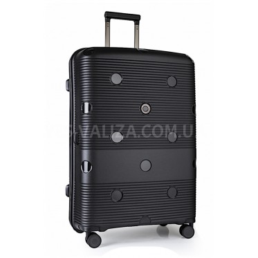 Чемодан Airtex ручная кладь S полипропилен чёрный 55х40х20см/38л/2.4кг