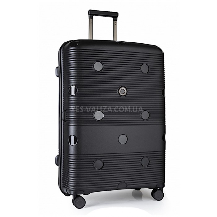 Чемодан Airtex ручная кладь S полипропилен чёрный 55х40х20см/38л/2.4кг, фото 1