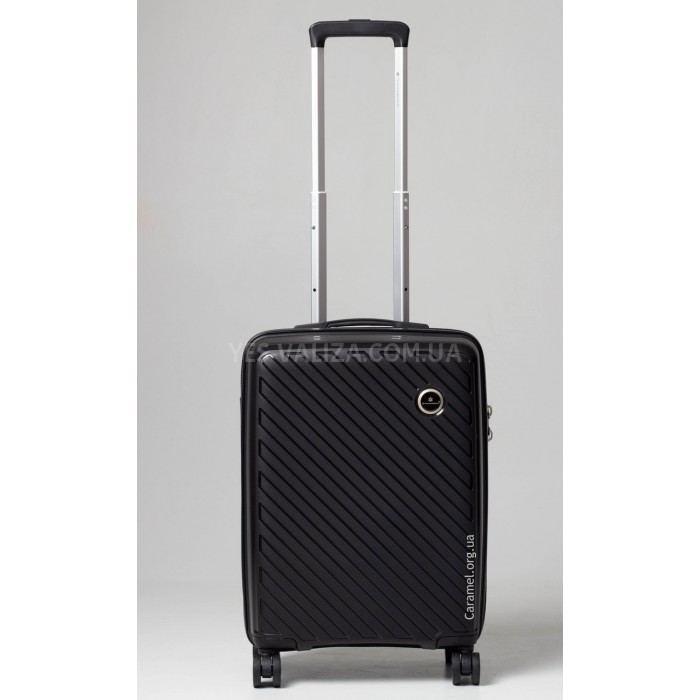 Валіза ручна поклажа S поліпропілен чорна 55х36х20/35л/2.7кг/Snowball, фото 2