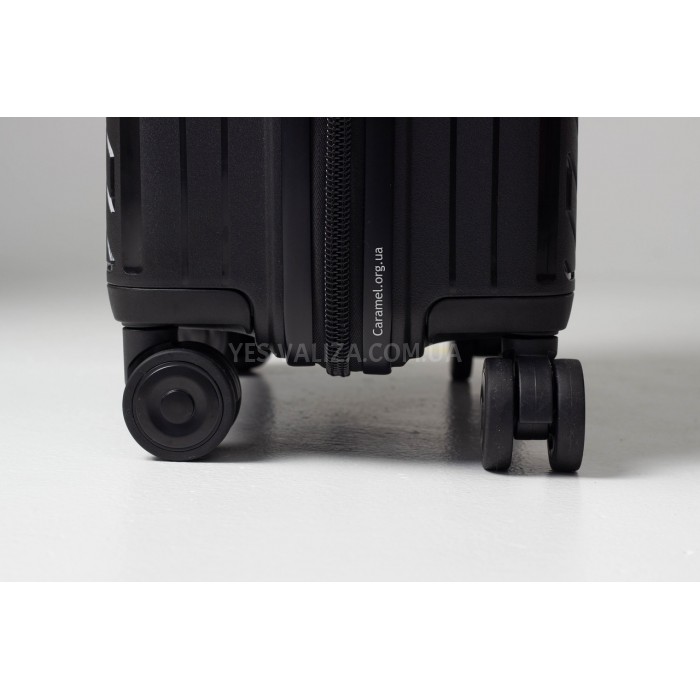 Валіза ручна поклажа S поліпропілен чорна 55х36х20/35л/2.7кг/Snowball, фото 9