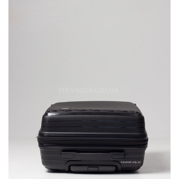Чемодан ручная кладь S полипропилен чёрный 55х36х20/35л/2.7кг/Snowball, фото 6