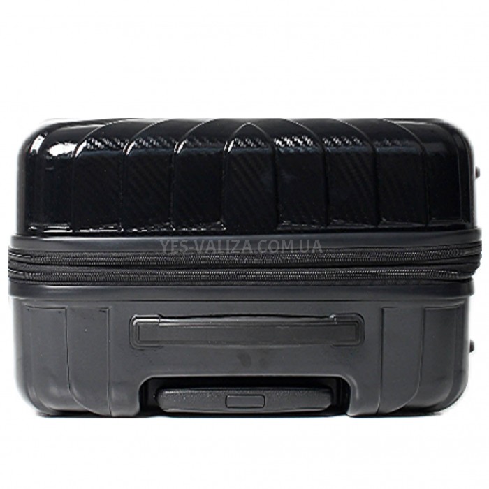 Чемодан большой L поликарбонат чёрный 76х52х30+5см/125л/5кг/Airtex 641, фото 5