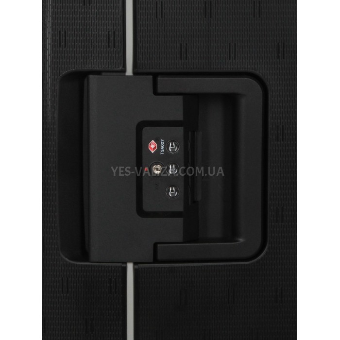 Валіза середня M поліпропілен чорна 68х47х27см/76л/4.6кг/Airtex 645, фото 8
