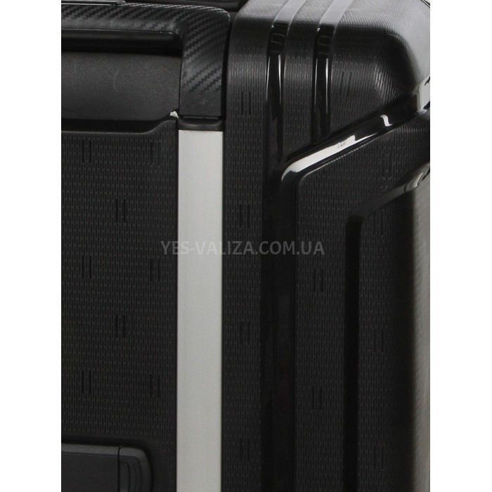 Чемодан малый S полипропилен чёрный 55х36х21см/33л/3.45кг/Airtex 645, фото 7