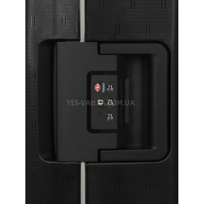 Валіза мала S поліпропілен чорна 55х36х21см/33л/3.45кг/Airtex 645, фото 8