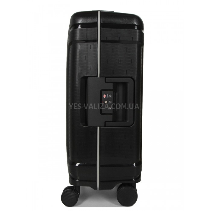Валіза мала S поліпропілен чорна 55х36х21см/33л/3.45кг/Airtex 645, фото 4