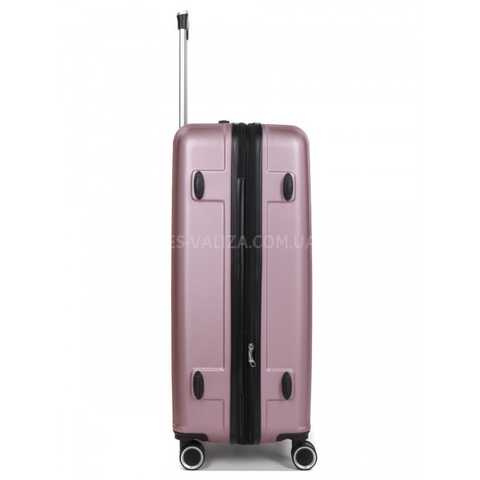 Валіза Франція велика L рожева 76х49х31+5/110л/4.3кг/Worldline 623, фото 4