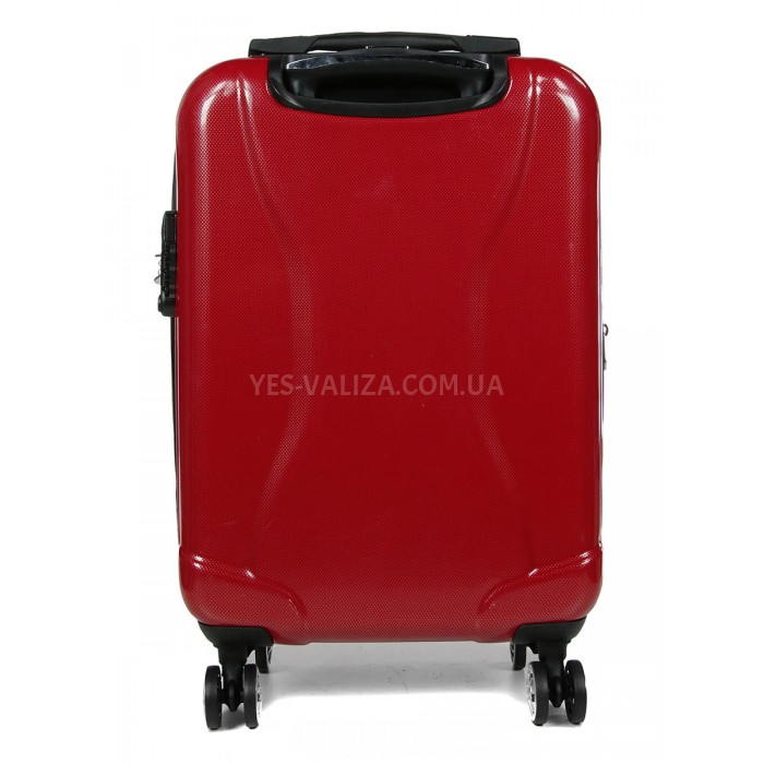 Валіза Airtex ручна поклажа S полікарбонат червона55х36х20см/35л/2.4кг, фото 3