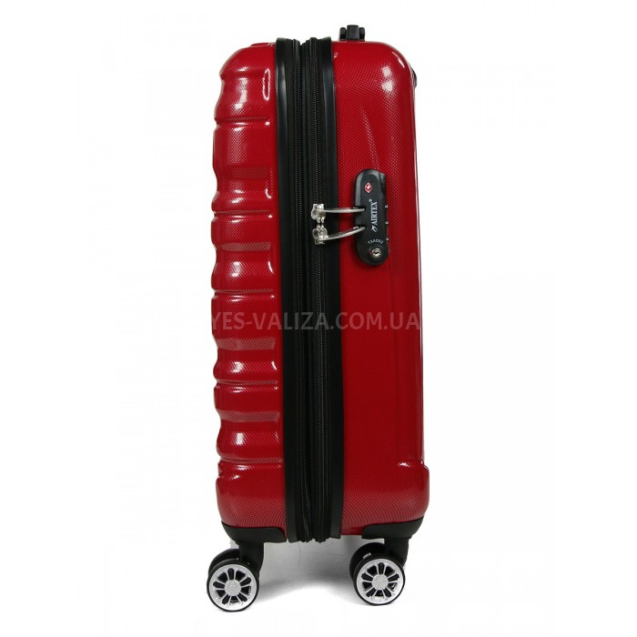 Валіза Airtex ручна поклажа S полікарбонат червона55х36х20см/35л/2.4кг, фото 4