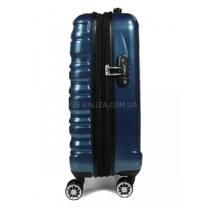 Валіза Airtex ручна поклажа S полікарбонат синя 55х36х20см/35л/2.4кг, фото 5