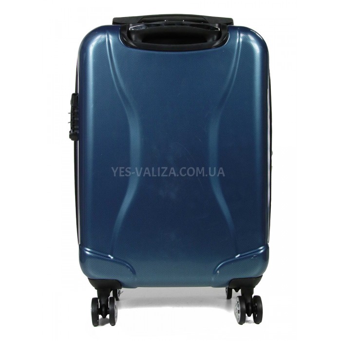 Валіза Airtex ручна поклажа S полікарбонат синя 55х36х20см/35л/2.4кг, фото 4