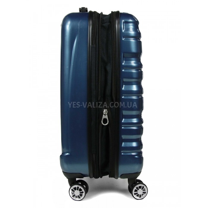 Валіза Airtex ручна поклажа S полікарбонат синя 55х36х20см/35л/2.4кг, фото 7