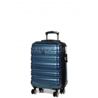 Чемодан Airtex ручная кладь S поликарбонат синий 55х36х20см/35л/2.4кг