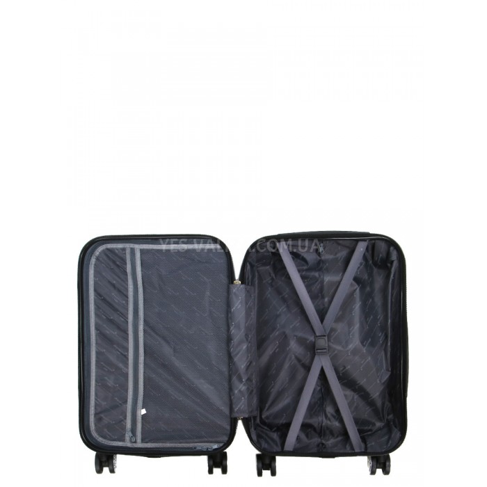 Чемодан ручная кладь S чёрный 58х39х23см/40л/2.7кг/Madisson 03403, фото 10