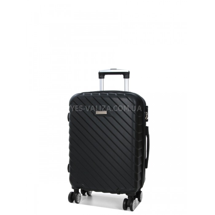 Чемодан ручная кладь S чёрный 58х39х23см/40л/2.7кг/Madisson 03403, фото 1