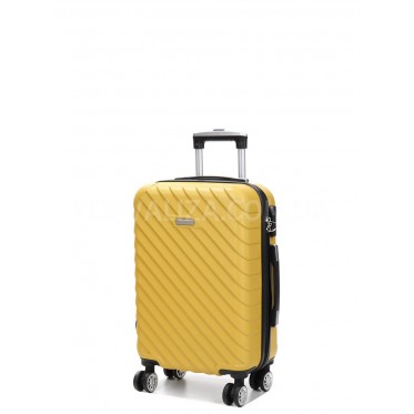 Валіза ручна поклажа S жовта 58х39х23см/40л/2.7кг/Madisson 03403