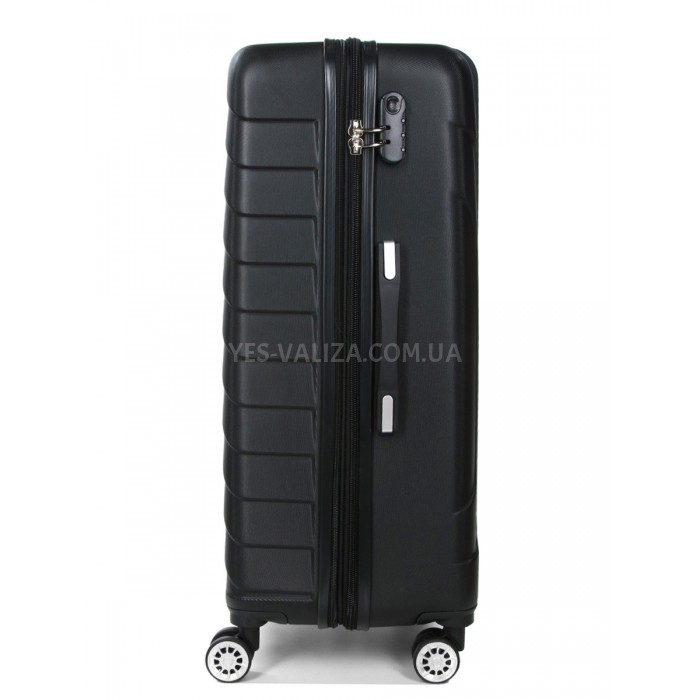 Чемодан большой L чёрный 78х50х32(+5)см/118л/4.4кг/Madisson 03403, фото 4
