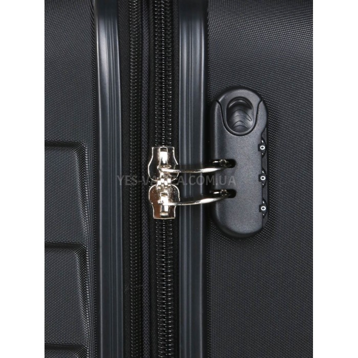 Валіза велика L чорна 78х50х32(+5)см/118л/4.4кг/Madisson 03403, фото 10